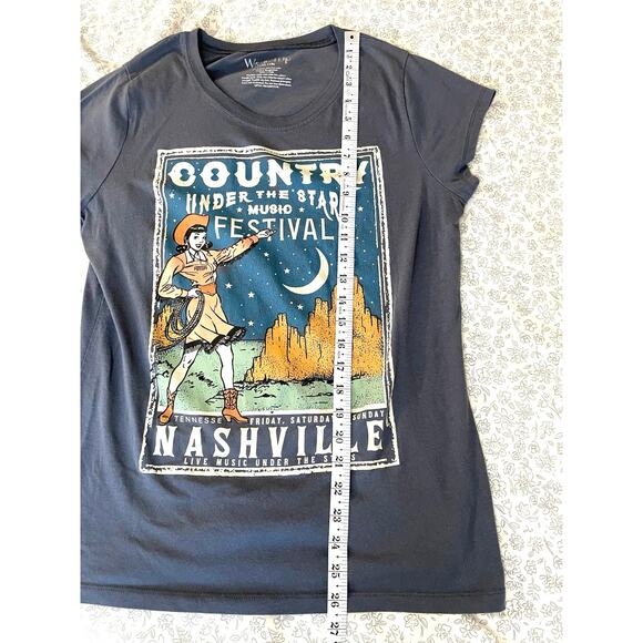 Country Under the Stars Nashville Graphic Tee XXL - Picture 4 of 6